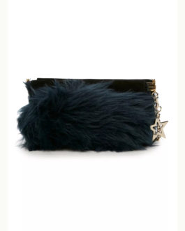 Atos Lombardini Eco Fur Clutch Bag