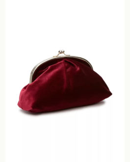 Atos Lombardini Velvet Clutch