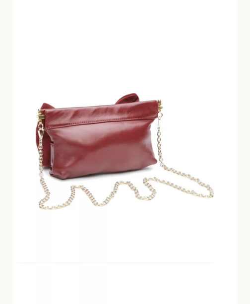 Atos Lombardini Bow Clutch Leather Bag - Image 4
