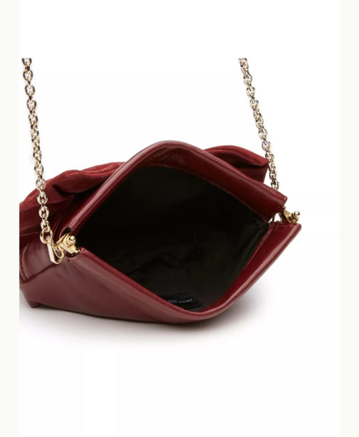 Atos Lombardini Bow Clutch Leather Bag - Image 5