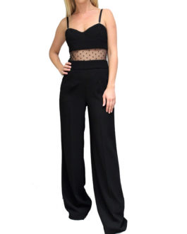 Atos Lombardini Dots Detailed Jumpsuit