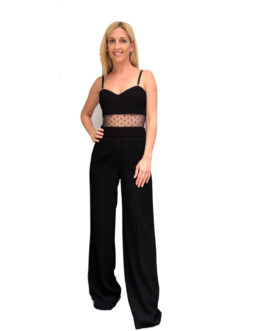 Atos Lombardini Dots Detailed Jumpsuit