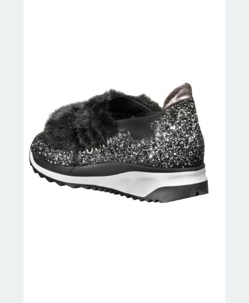 Atos Lombardini Glittery Eco Fur Sneakers - Image 6