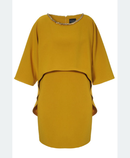 Atos Lombardini Chain Detailed Mini Dress - Image 8