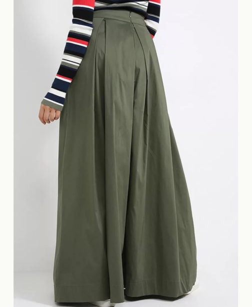 AnnaRita N Long Cotton Stretch Skirt - Image 2