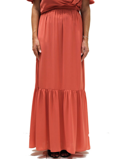 AnnaRita N Satin Long Skirt - Image 6