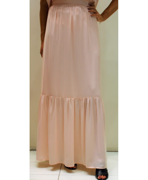 AnnaRita N Satin Long Skirt - Image 5