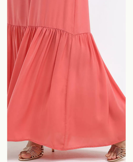 AnnaRita N Satin Long Skirt - Image 4