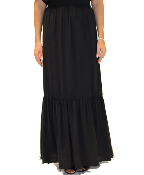 AnnaRita N Satin Long Skirt - Image 3