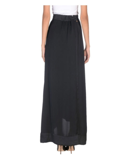 AnnaRita N Asymetric Satin Long Skirt With Lining - Image 8