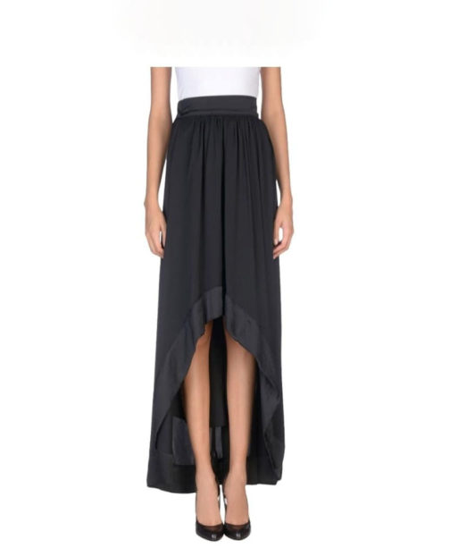 AnnaRita N Asymetric Satin Long Skirt With Lining - Image 7