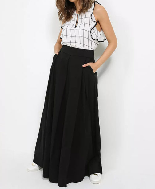 AnnaRita N Checked Print Sleeveless Top - Image 3
