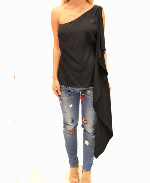 AnnaRita N One Shoulder Top With Maxi Ruffles - Image 2