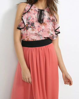 AnnaRita N Floral Sleeveless Top