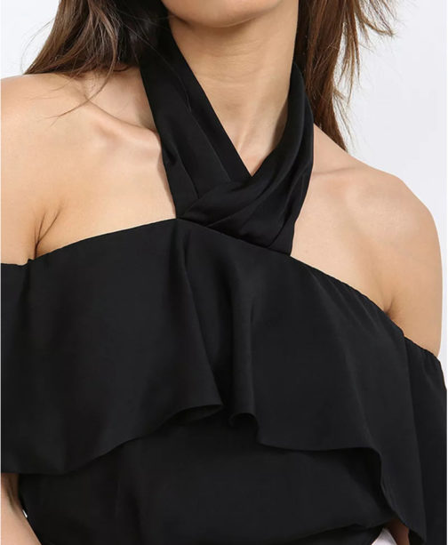 AnnaRita N Off Shoulder Blouse With Open Back - Image 5