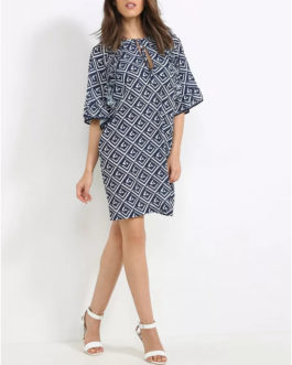 AnnaRita N Printed Knee Length Dress