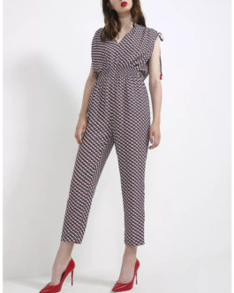 AnnaRita N Printed Wide Legged Jumpsuit