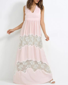 AnnaRita N Long Lace Dress