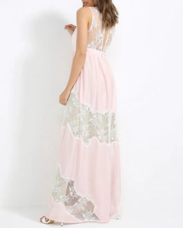 AnnaRita N Long Lace Dress