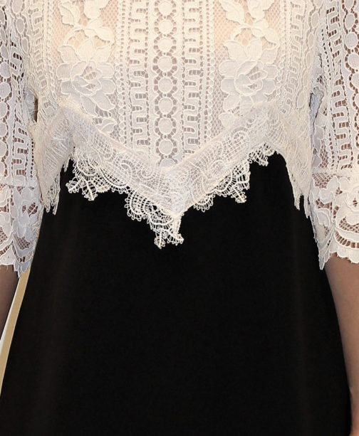 AnnaRita N Knee Length Lace Dress - Image 4