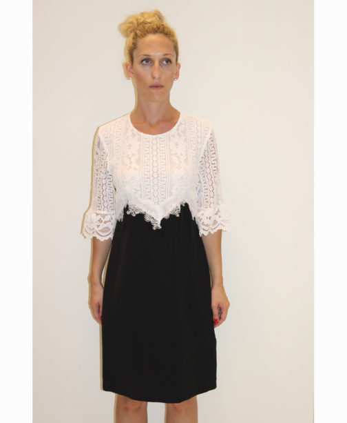 AnnaRita N Knee Length Lace Dress - Image 2