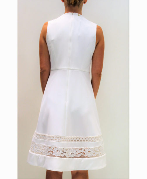 AnnaRita N Knee Length Dress With Lace - Image 5