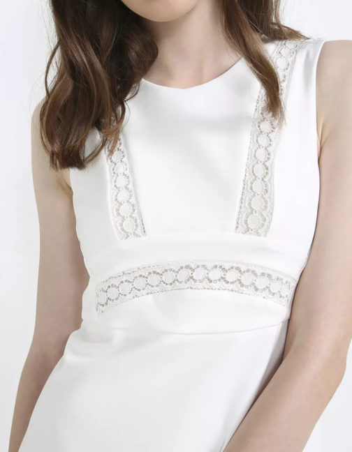 AnnaRita N Knee Length Dress With Lace - Image 3