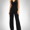 AnnaRita N V Neck Wide Legged Jumpsuit - Image 2