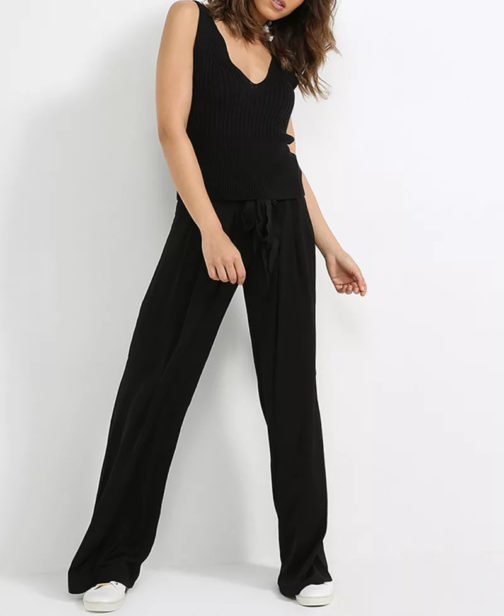 AnnaRita N Deep V Neck Knit Top - Image 6
