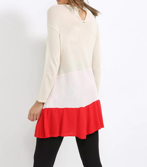 AnnaRita N Long Knit Top With Three Quarters Sleeve - Image 2