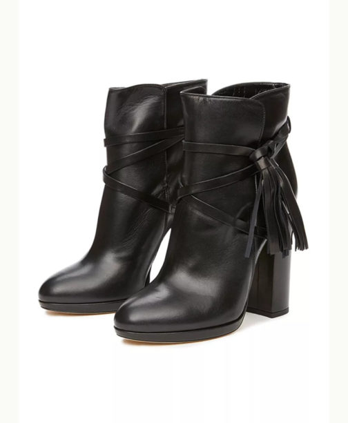 Atos Lombardini High Heeled Leather Ankle Boots - Image 2