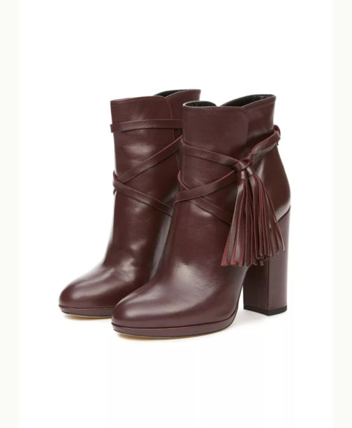 Atos Lombardini High Heeled Leather Ankle Boots - Image 4