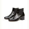 Atos Lombardini Shiny Ankle Leather Boots - Image 4