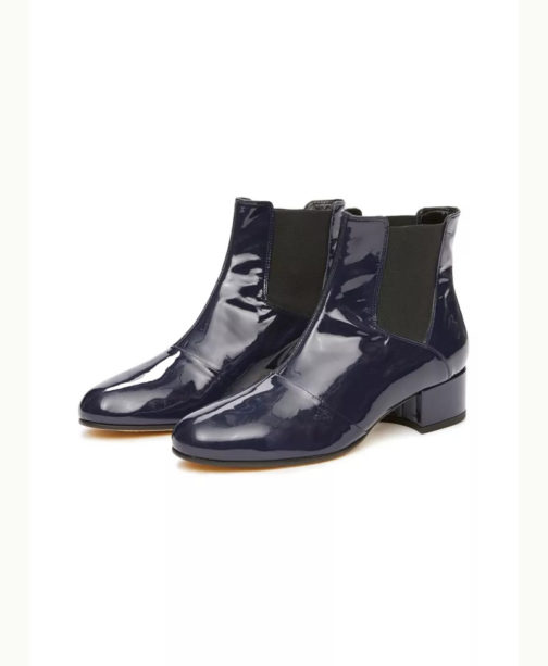 Atos Lombardini Shiny Ankle Leather Boots - Image 6