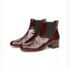 Atos Lombardini Shiny Ankle Leather Boots - Image 2