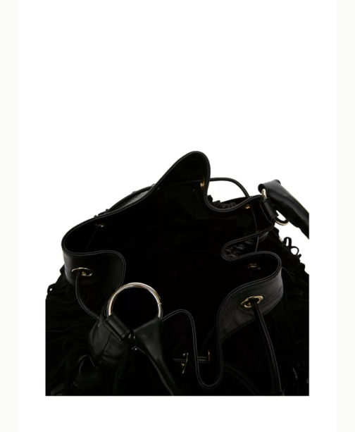 Atos Lombardini Fringes Large Leather Bag - Image 6