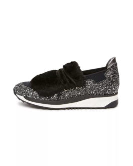 Atos Lombardini Glittery Eco Fur Sneakers