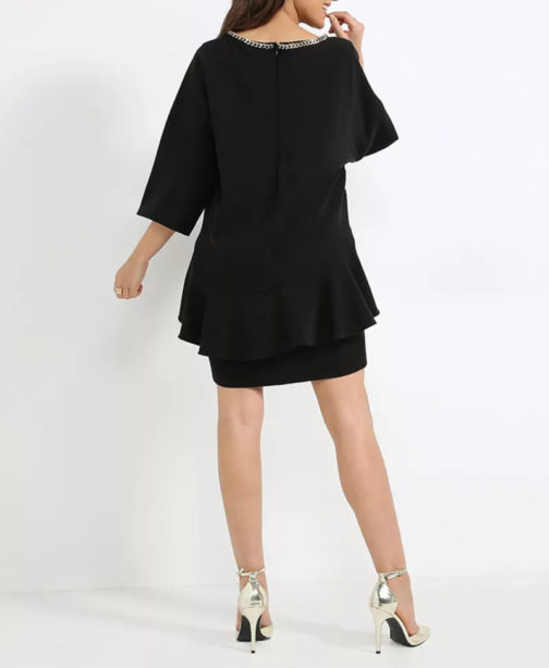 Atos Lombardini Chain Detailed Mini Dress - Image 2