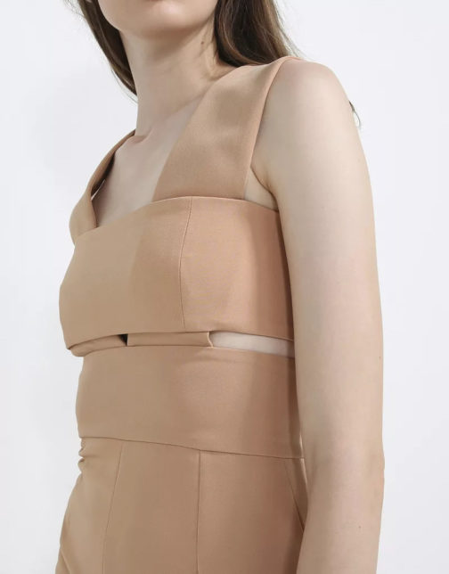 Atos Lombardini Bare Sided Wide Legged Jumpsuit - Image 3