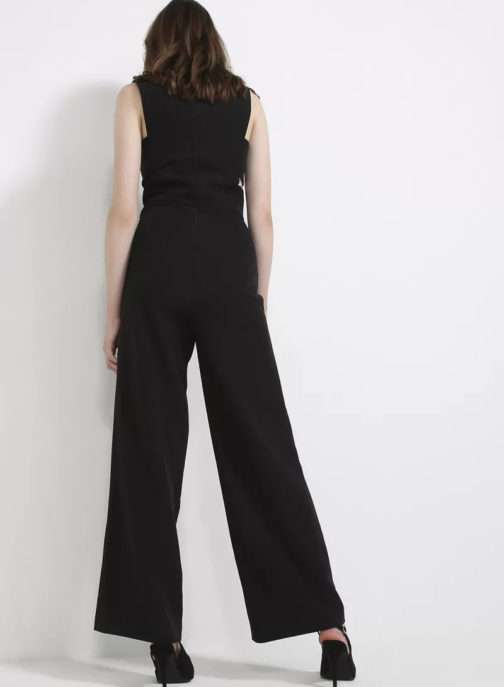 Atos Lombardini Bare Sided Wide Legged Jumpsuit - Image 4