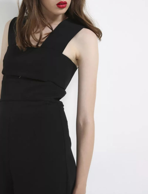 Atos Lombardini Bare Sided Wide Legged Jumpsuit - Image 5
