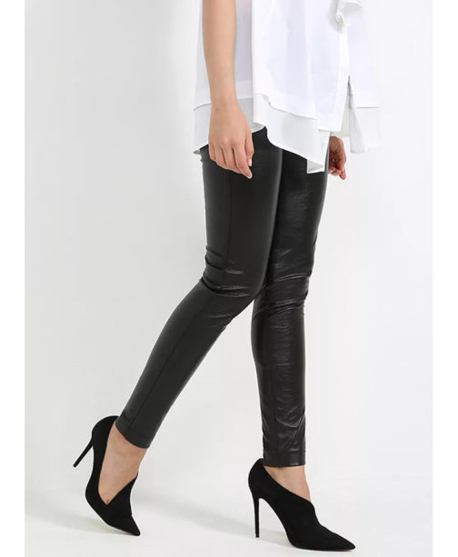 Pocket Eco Leather Leggings