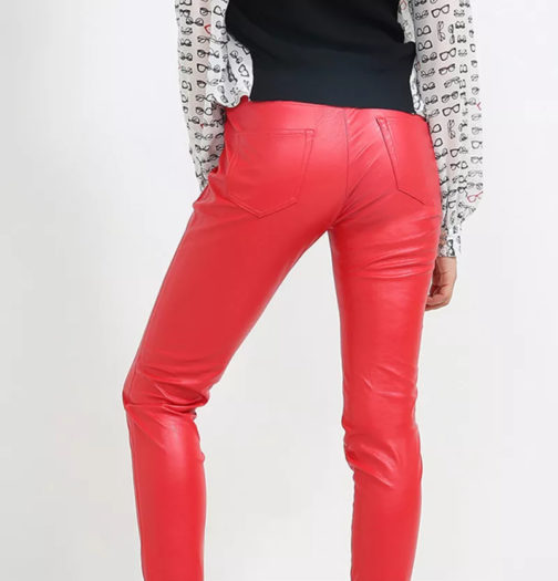Atos Lombardini Pocket Eco Leather Leggings - Image 5