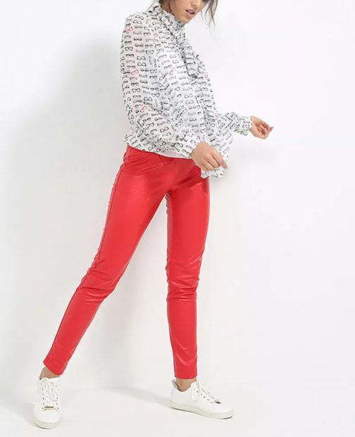 Atos Lombardini Pocket Eco Leather Leggings - Image 6