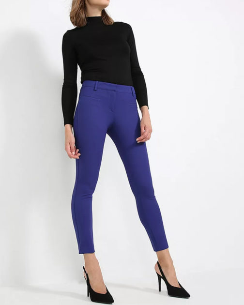 Atos Lombardini Slim Fitted Trousers - Image 6