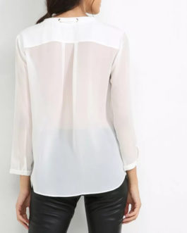Atos Lombardini Long Sleeved Blouse With Pockets