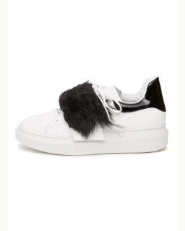 Atos Lombardini Leather Sneakers With Removable Eco Leather Fur