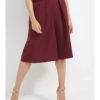 Culotte Trousers Maroon