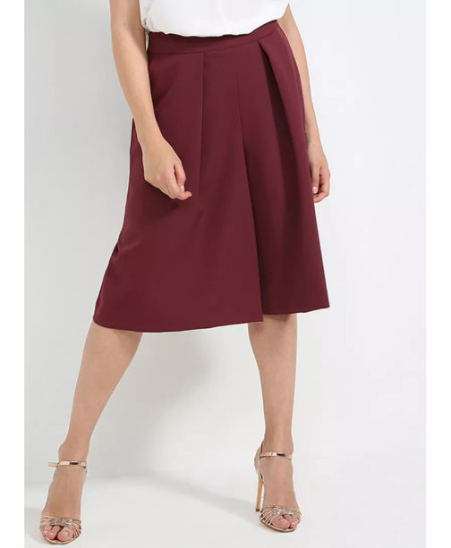 Culotte Trousers Maroon