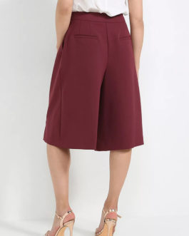 Atos Lombardini Culotte Trousers Maroon